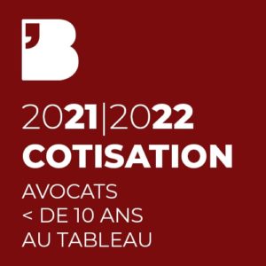 Cotisation pour avocats de moins de 10 ans