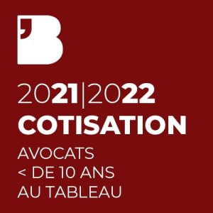 Cotisation pour avocats de moins de 10 ans